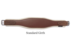 Leather Girth with Stainless Steel Buckles | Angus Barrett Saddlery