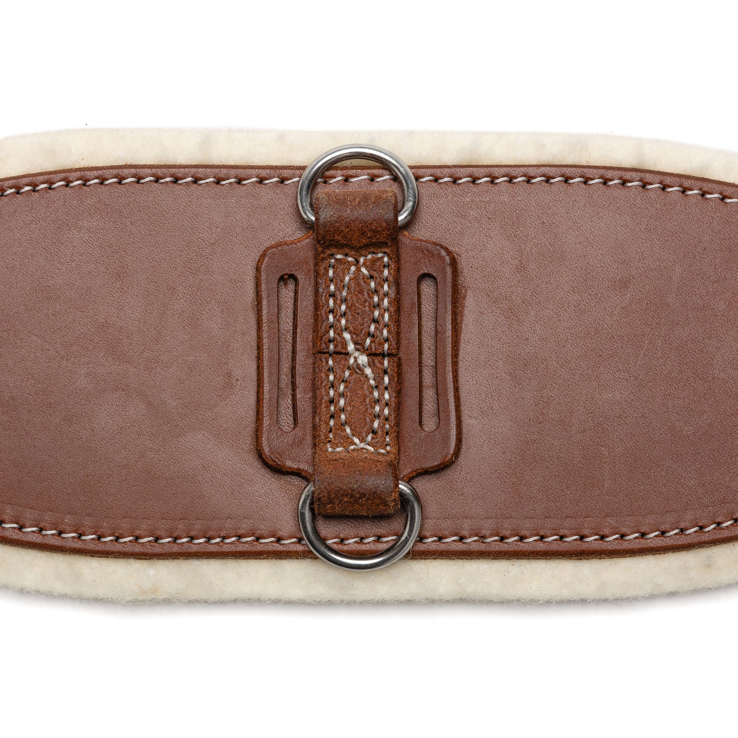Leather Girth with Dee Rings