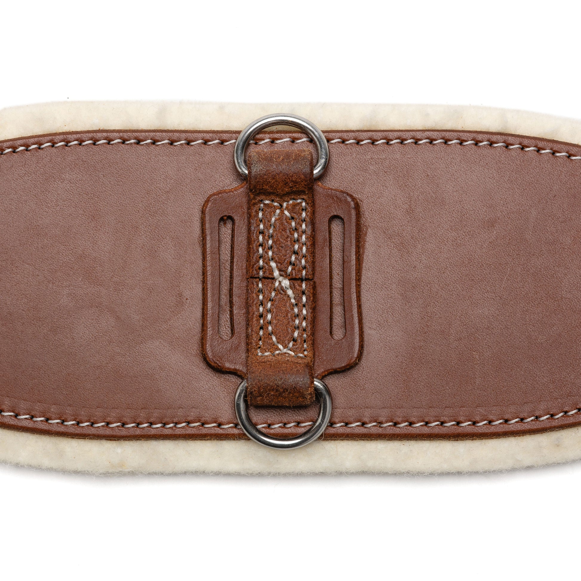 Leather Girth with Dee Rings
