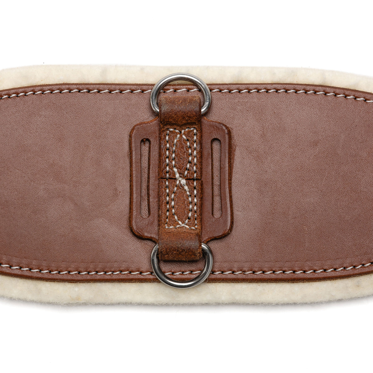 Leather Girth with Dee Rings