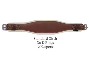 Leather Girth with Double Buckle