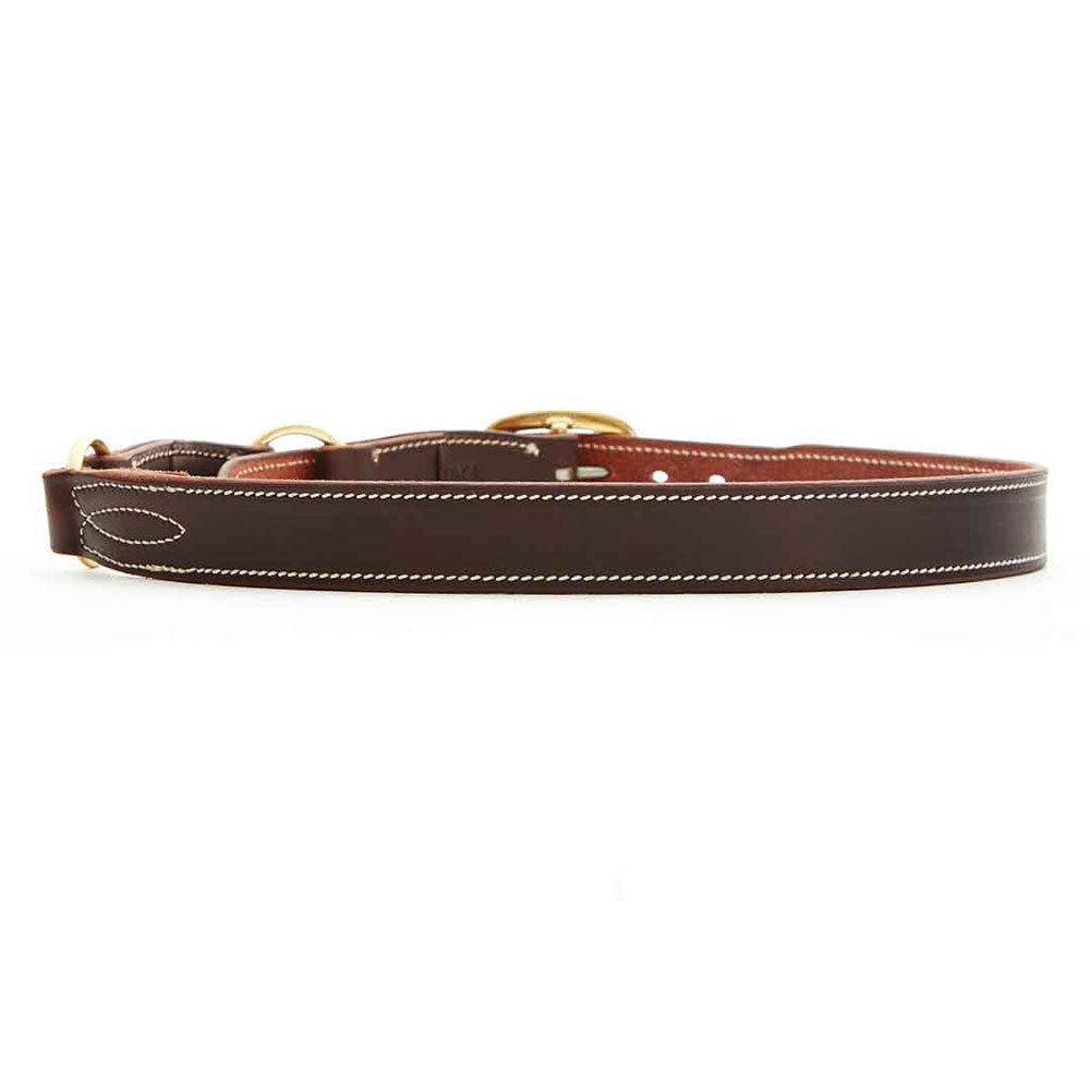 Leather Hobble Belt with Solid Brass Buckle | Angus Barrett Saddlery