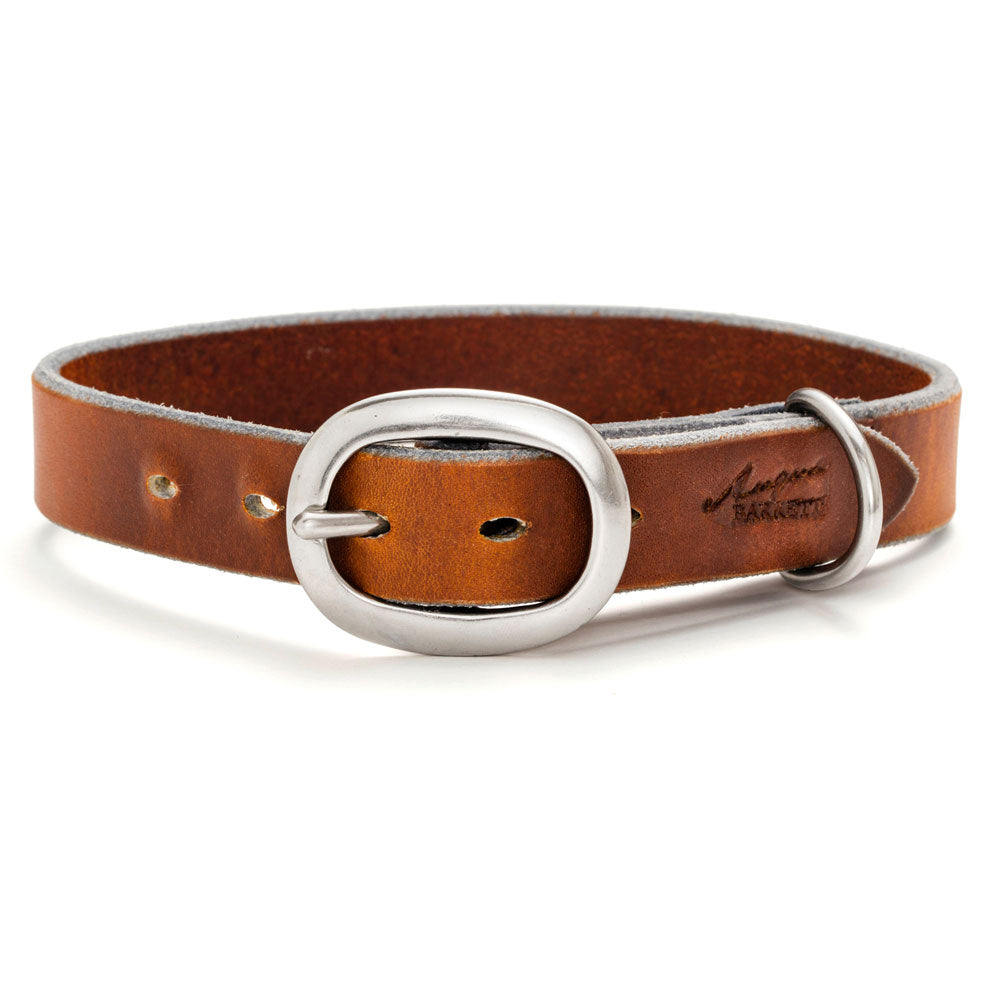 Leather Working Dog Collar 25mm Wide | Angus Barrett Saddlery