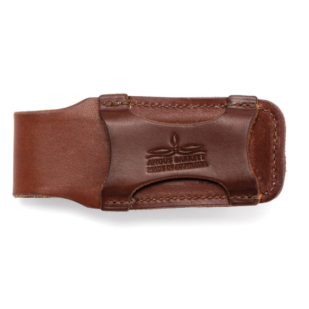 Leatherman Supertool Pocket Knife Pouch (Natural) - Angus Barrett Saddlery