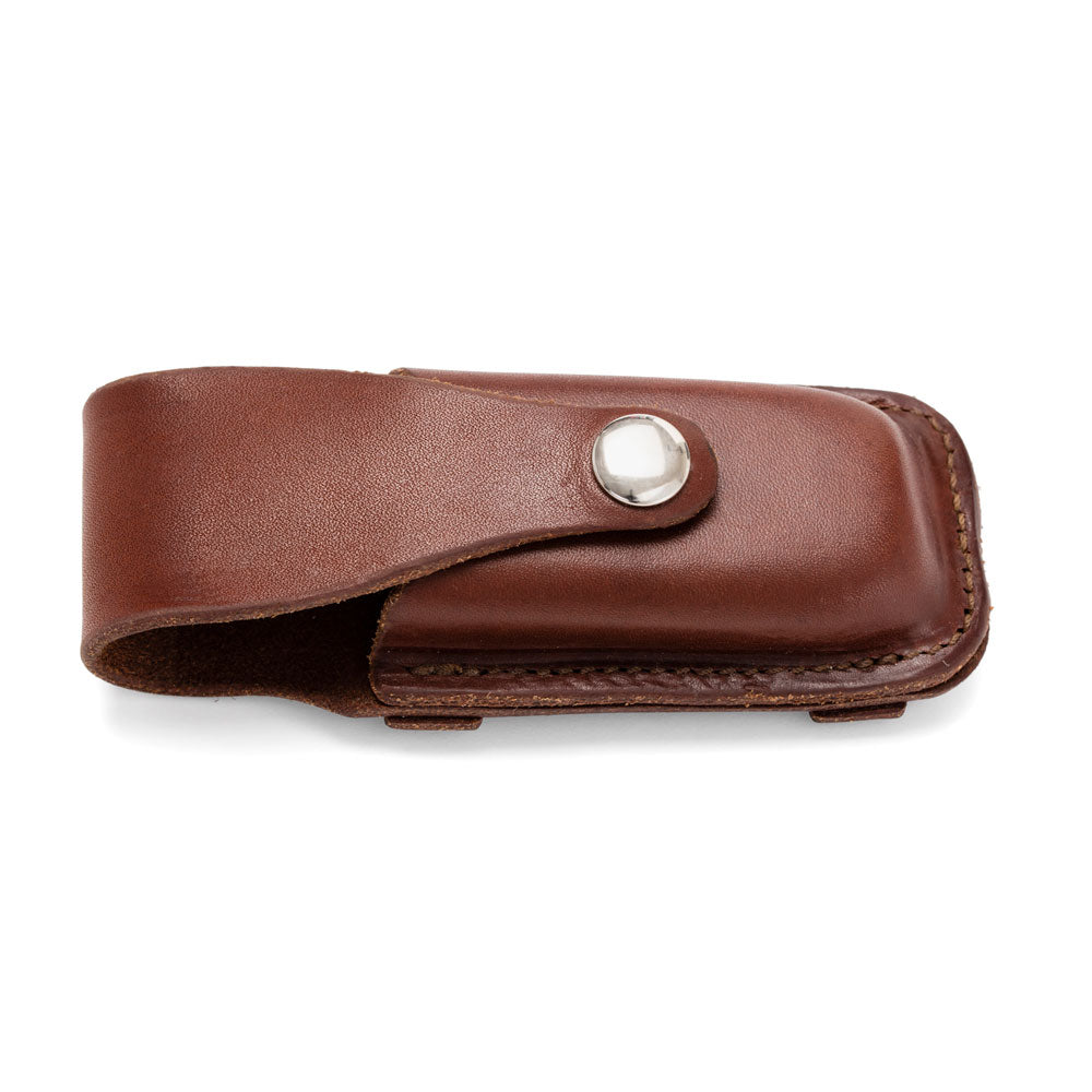 Leatherman Supertool Pocket Knife Pouch (Natural) - Angus Barrett Saddlery