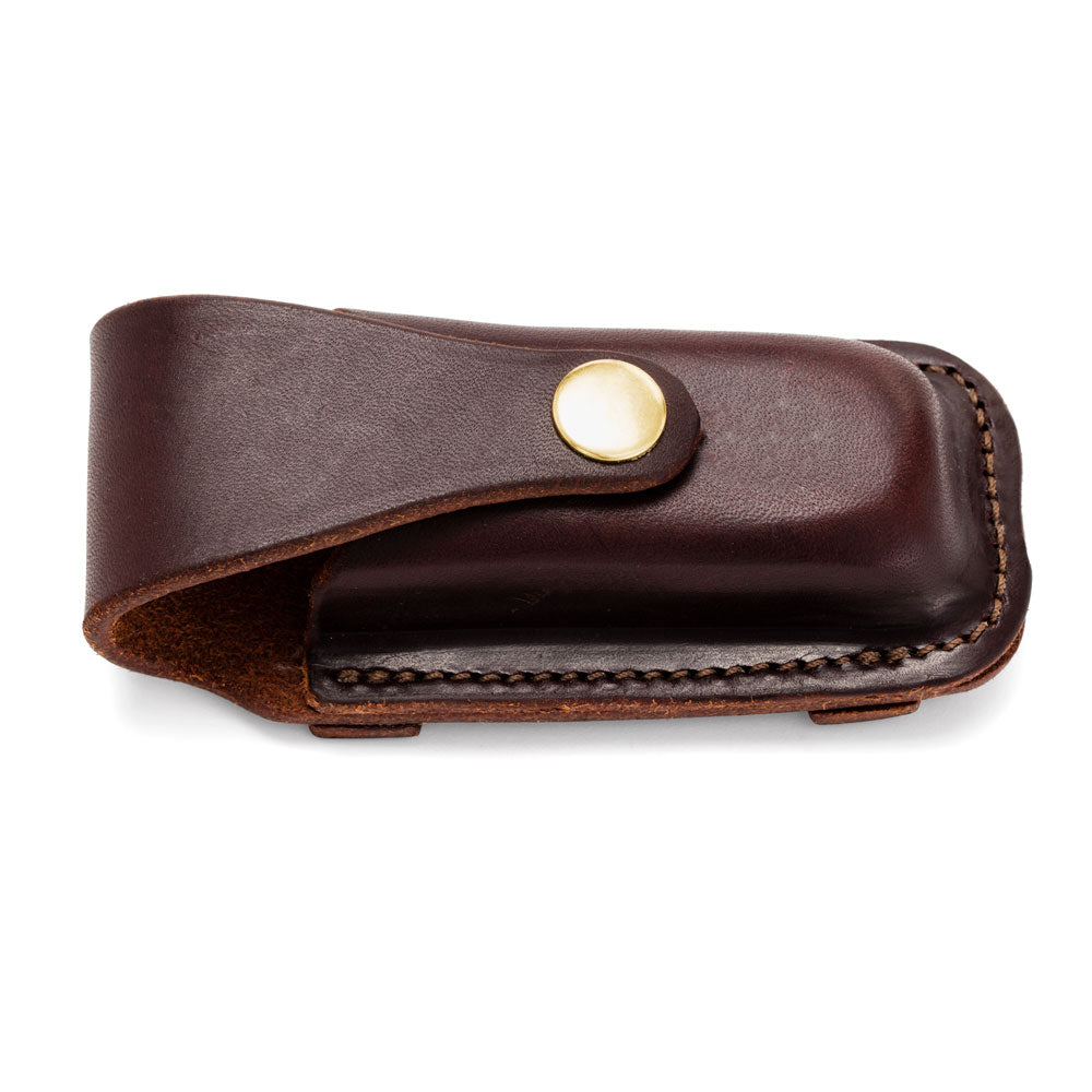 Leatherman Wave Pouch - Dark Natural with Brass Hardware