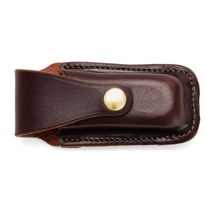 Leatherman Wave Pouch - Dark Natural with Brass Hardware 
