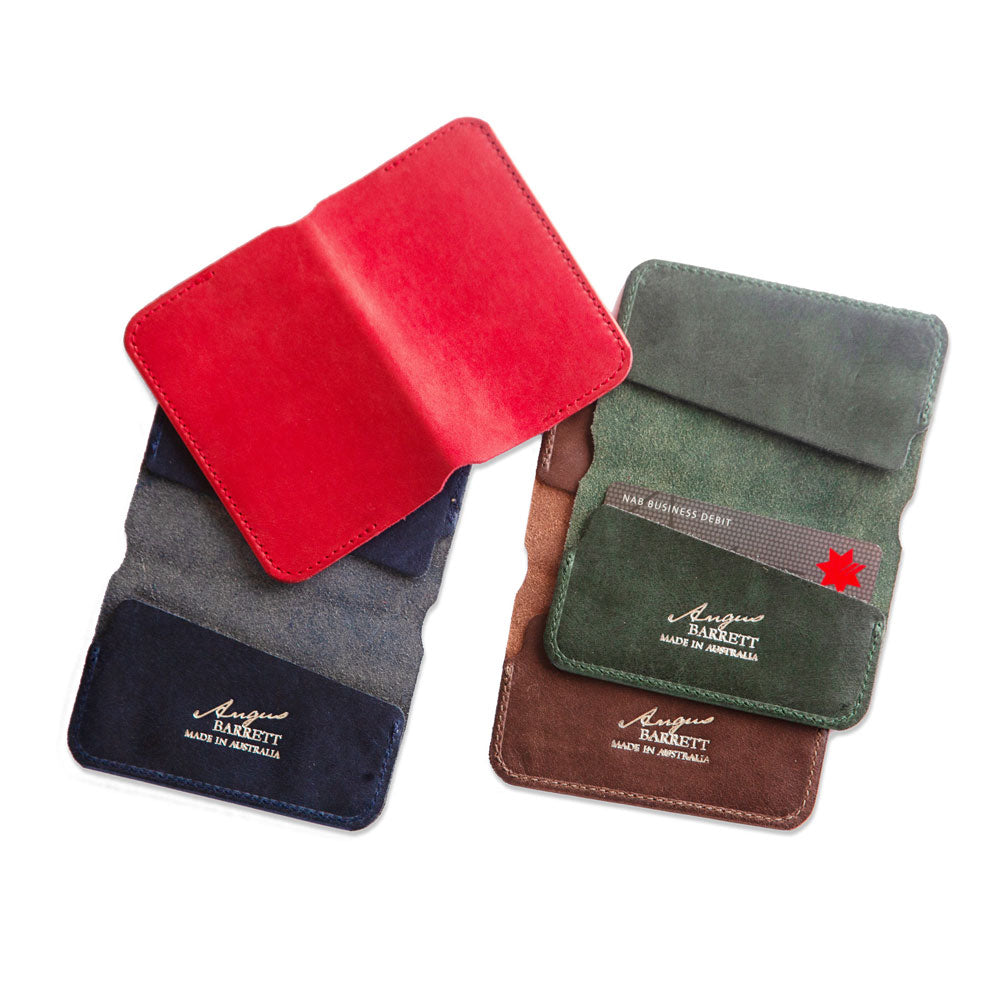 The "Little Yarra" Italian Leather Wallet | Angus Barrett Saddlery