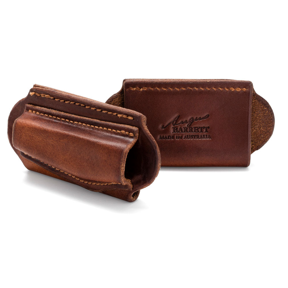 Leather Pocket Knife Pouch (Natural) | Angus Barrett Saddlery