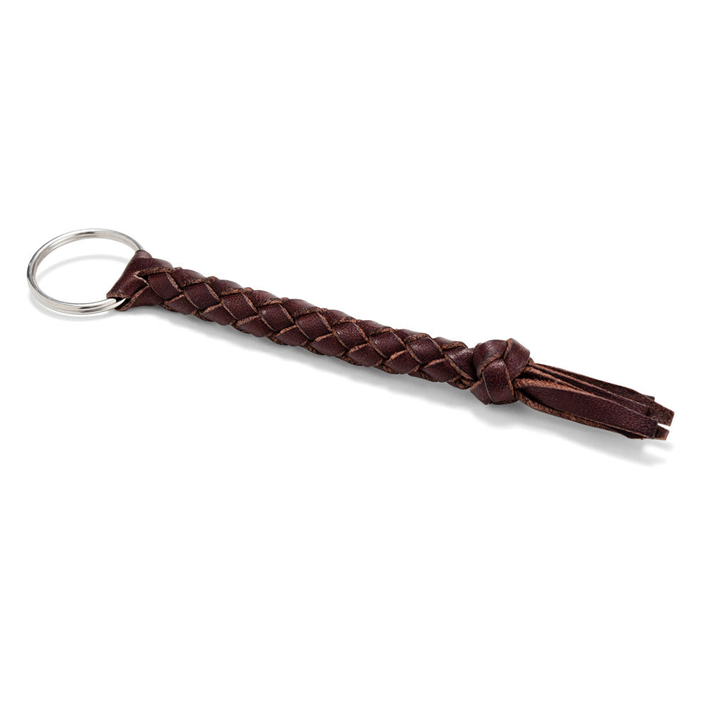 Angus Barrett Plaited Kangaroo Leather Key Ring