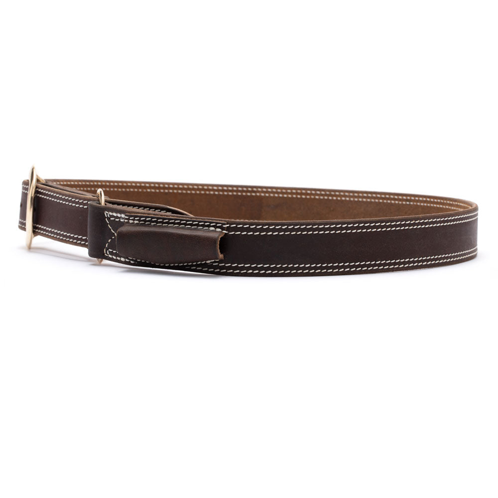 Ringers Leather Belt with Pocket Knife Pouch - Angus Barrett Saddlery