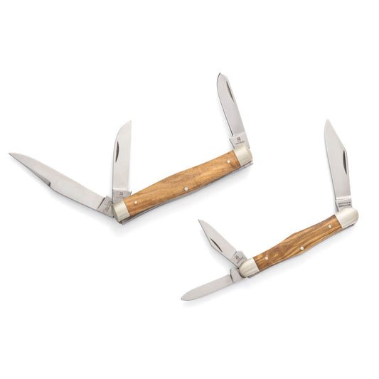 Robert Klaas Pocket Knife with Olive Wood Handle