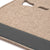 Classic Long Saddle Pad with Tan Felt and Dark Grey Canvas Trim