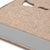 Classic Long Saddle Pad with Tan Felt and Grey Canvas Trim