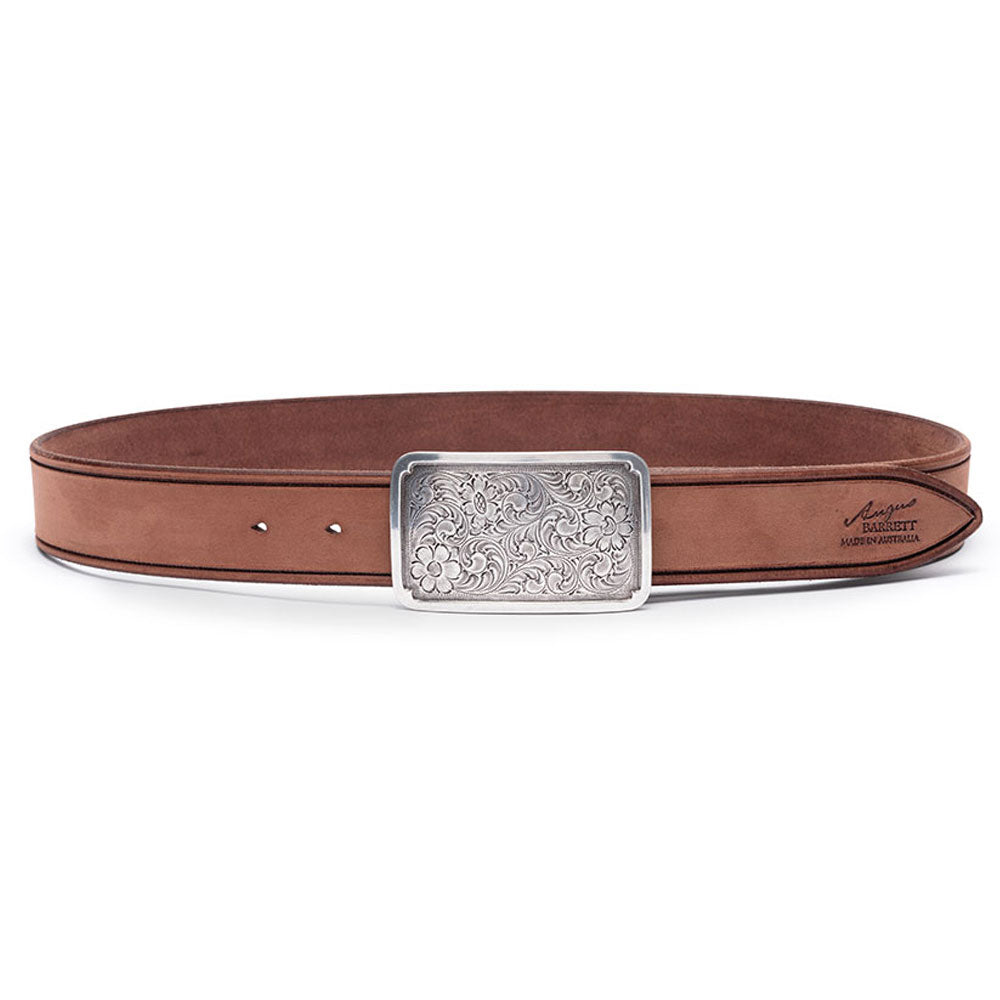 Sencillo Nubuck Leather Belt | Angus Barrett Saddlery