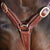 Angus Barrett Station Breastplate - Natural with Brass Hardware