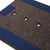 Super Thick Saddle Pad with Brown Felt and Navy Canvas Trim