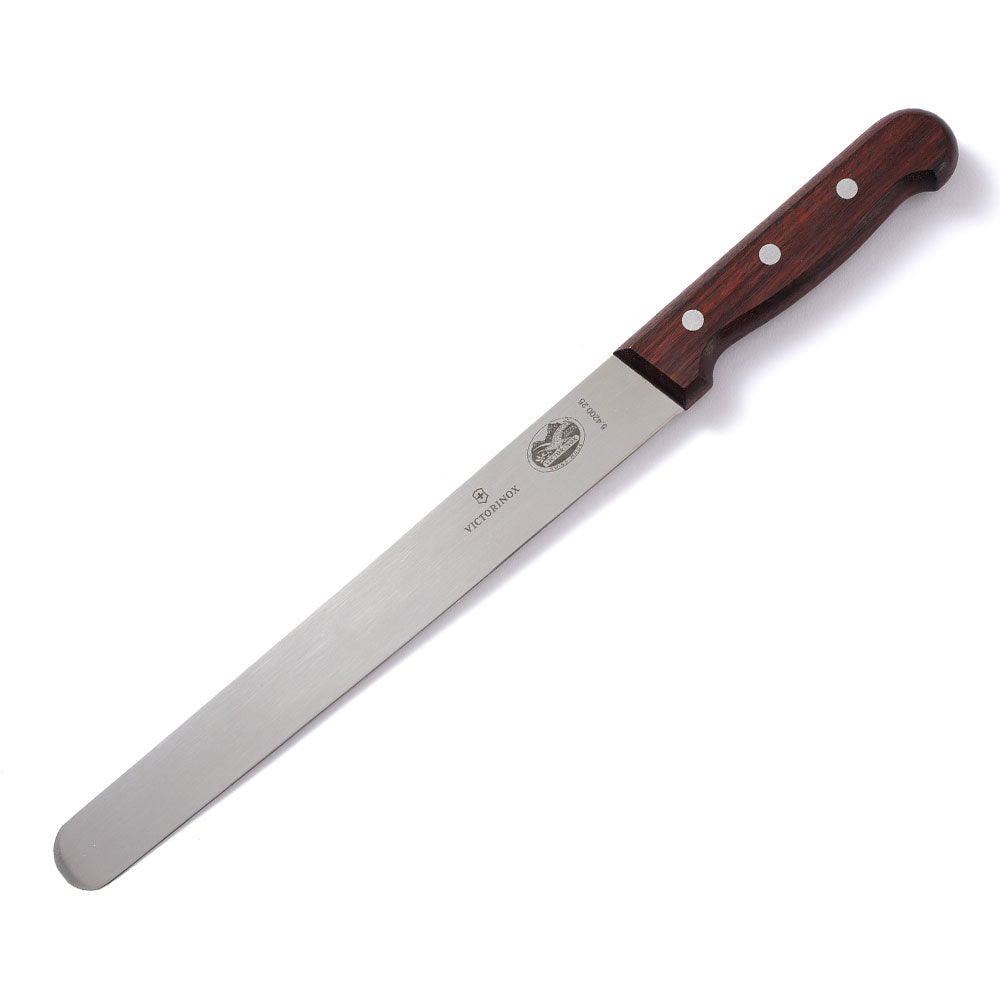 Victoronix Slicing Knife with Straight Edge and Wooden Handle