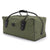 Weekender Travel Bag - All Green and Black Leather Trim