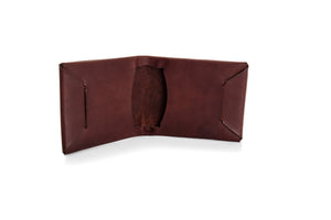 The 'Mick" Bi-Fold Men's Leather Wallet {Brown) | Angus Barrett Saddlery