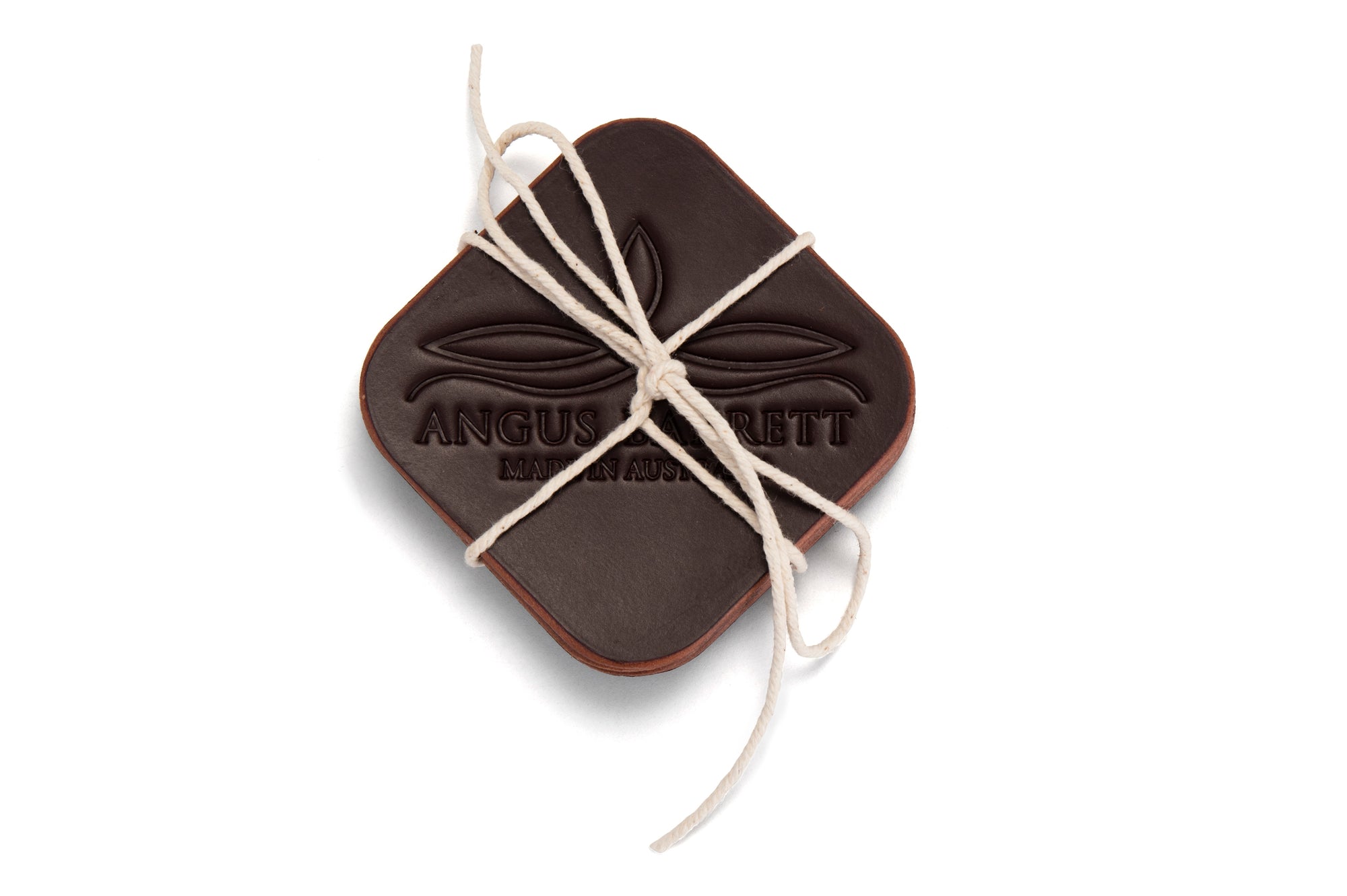 Angus Barrett Saddlery Leather Coasters