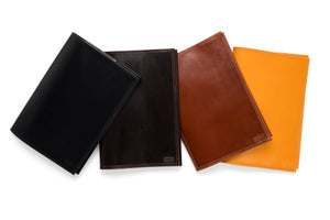 Angus Barrett A4 Diary Cover in Black, Dark Brown, Tan and Gold