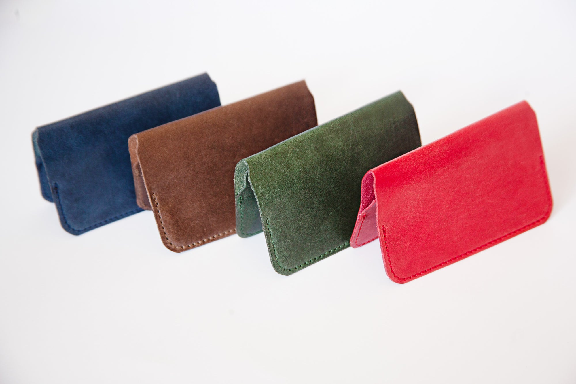 The "Little Yarra" Italian Leather Wallet (Red)