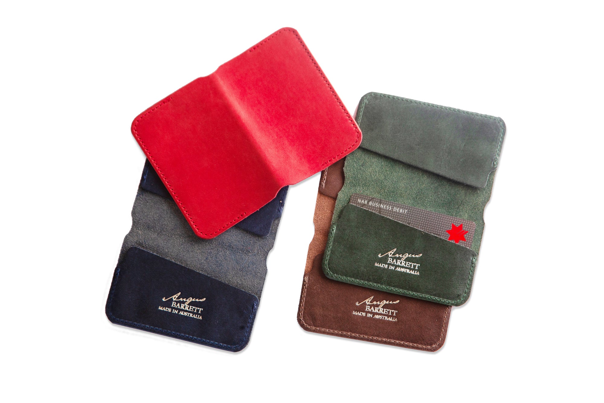 The "Little Yarra" Italian Leather Wallet | Angus Barrett Saddlery