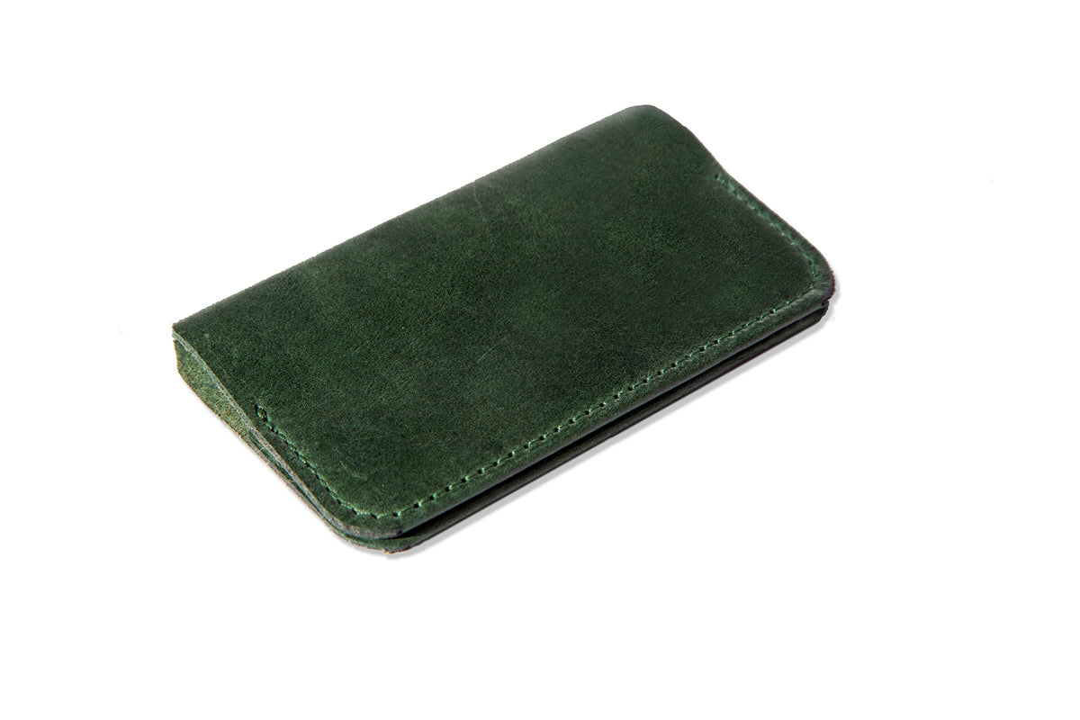 The &quot;Little Yarra&quot; Italian Leather Wallet (Green)