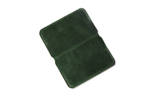 The "Little Yarra" Italian Leather Wallet (Green)