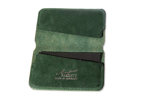 The "Little Yarra" Italian Leather Wallet (Green)