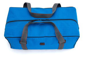 Medium Canvas Gear Bag (Blue) - Angus Barrett Saddlery