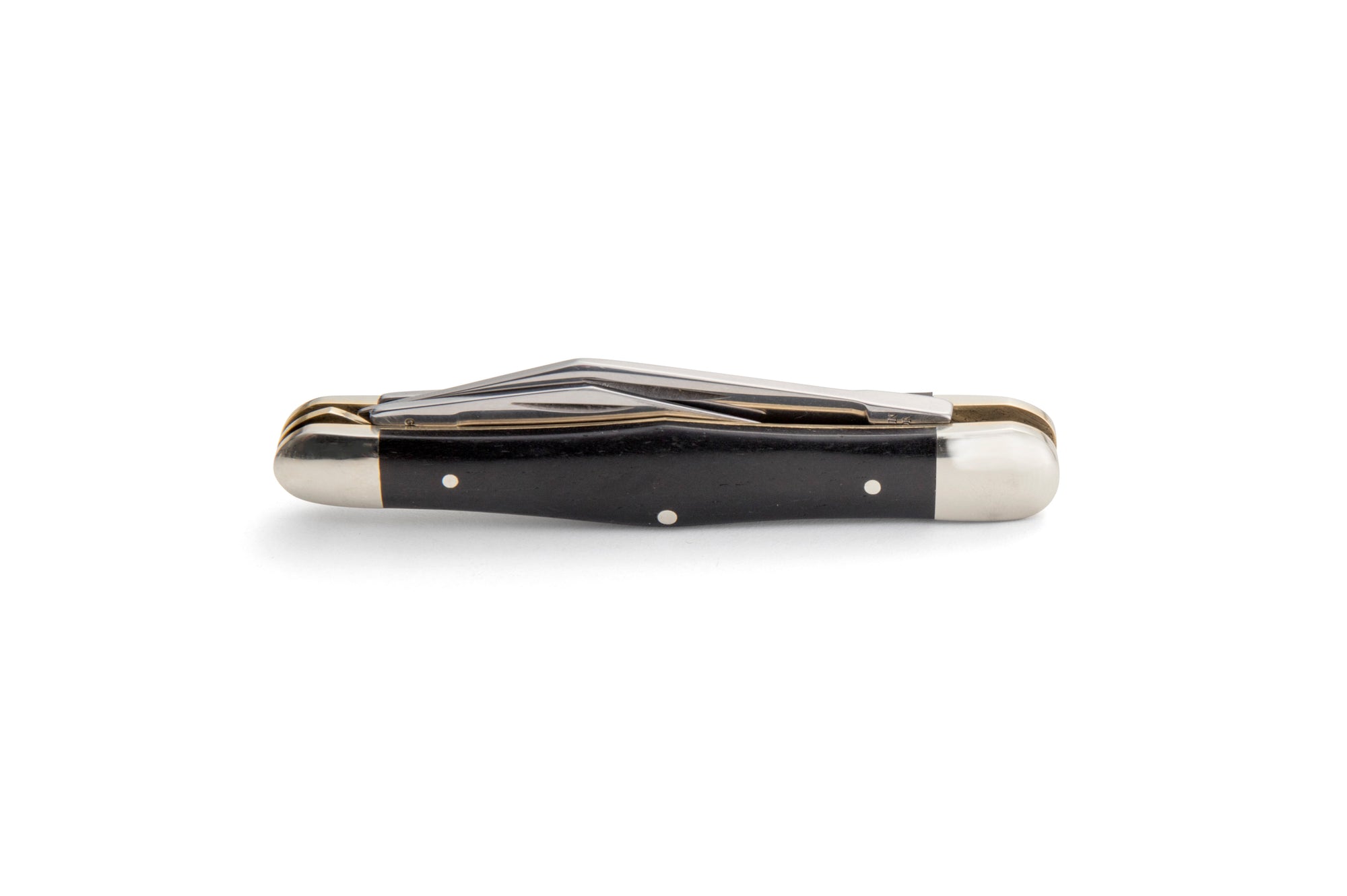 Robert Klaas 3 Blade Pocket Knife with Genuine Ebony Wood Handle - Robert Klaas 3 Blade Pocket Knife with Genuine Ebony Wood Handle - Angus Barrett Saddlery