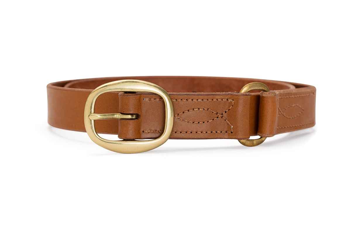 Kimberley Leather Belt with Solid Brass Buckle | Belts Online Australia ...