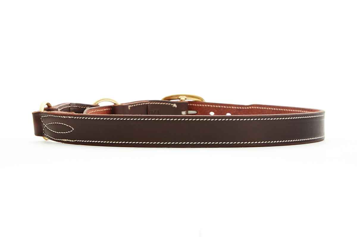 Leather Hobble Belt with Brass Buckle  Buy Men's Leather Belts Online -  Angus Barrett Saddlery