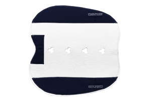 Fitted Slimline Pure Wool Saddle Pad (Navy) | Angus Barrett Saddlery