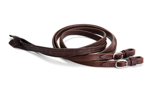 French Leather Reins with Stainless Steel buckles | Angus Barrett Saddlery