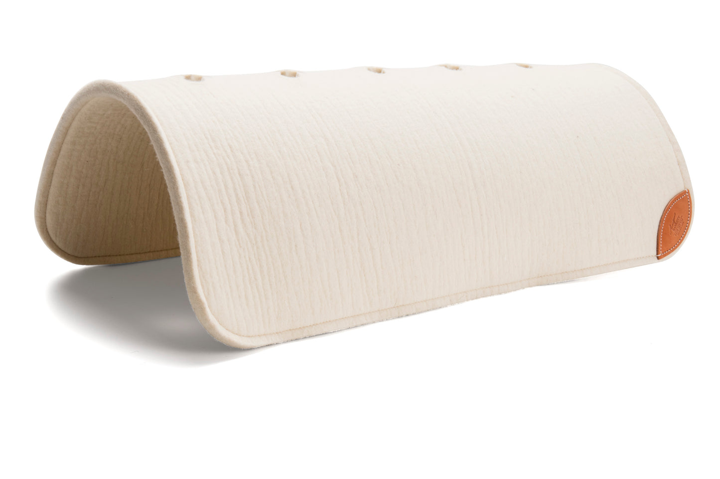 Angus Barrett Long White Cleanskin Saddle Pad