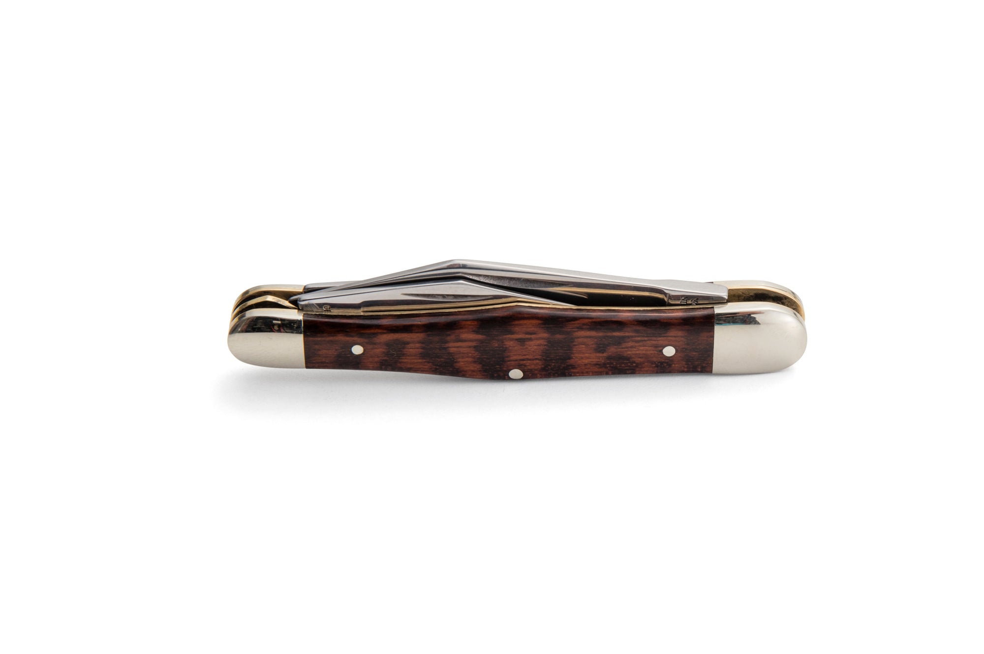 Robert Klaas 3 Blade Pocket Knife with Genuine Snakewood Handle - Made for Angus Barrett